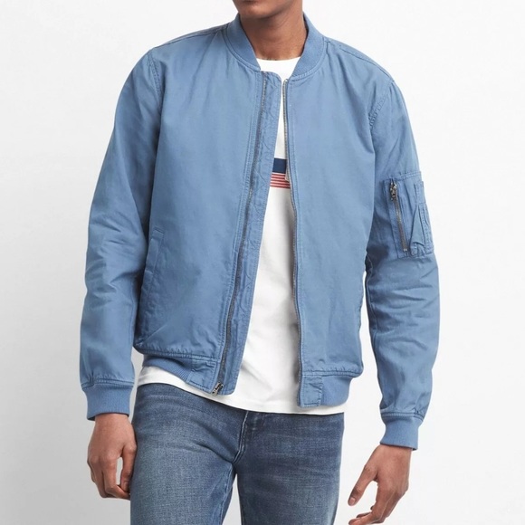 GAP Other - GAP Men’s Bomber Jacket Medium linen blend H